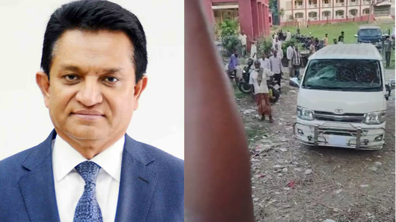 ফরিদপুরে এ কে আজাদের গাড়িবহরে হামলা, বিএনপি নেত্রী নায়াব ইউসুফের ওপর অভিযোগ